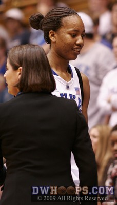 Chante Black heads to the bench after fouling out -  - O51.D11;2,4:13,61-63