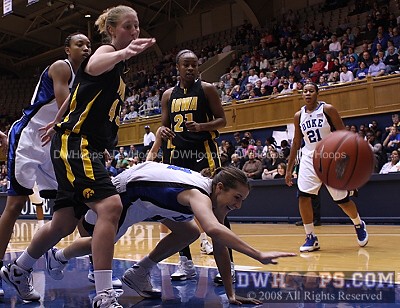 Abby loses it out of bounds -  - D4;