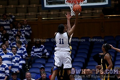 Chante Black gives Duke it's first double digit lead -  - D11;1, 1:35, 23-12