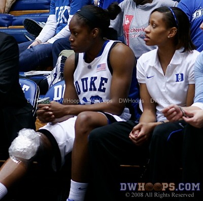 Hopefully Karima Christmas won't be joining Jasmine Thomas in street clothes