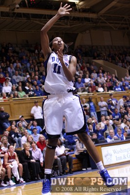 Chante Black puts up a shot in the first half -  - 