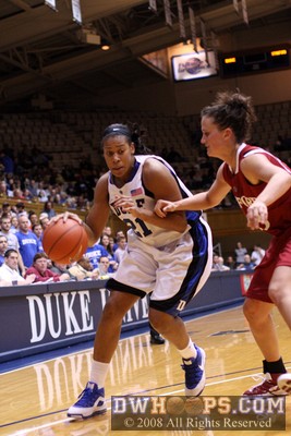 Early in the second half, Joy Cheek with a somewhat tentative dribble -  - 