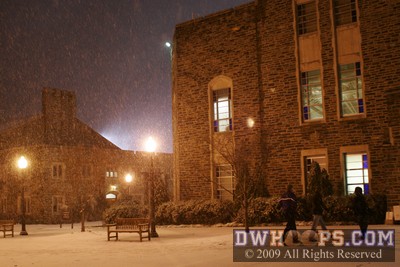 View of the North end of Cameron just before tip off -  - 