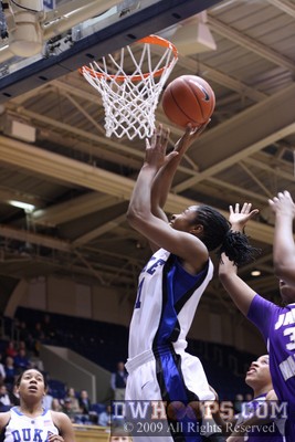 Keturah Jackson scratched first for Duke with this layup -  - 