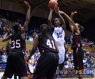 Bridgette Mitchell elevates for a jump shot -  - 
