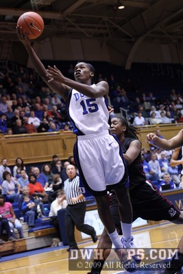 Bridgette Mitchell with a pretty layup -  - 