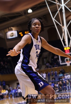 Krystal Thomas on defense -  - 