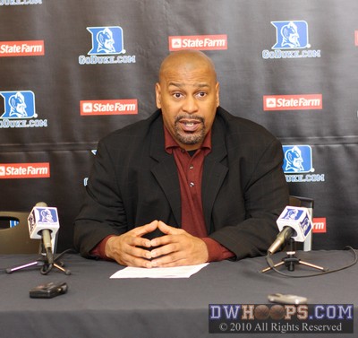 Providence Head Coach Phil Seymore in the media room after the game -  - 