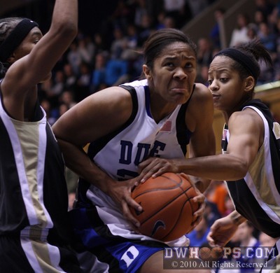 Krystal Thomas fouled by Brittany Waters - 1 of 3 -  - 