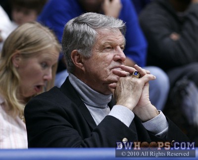 Duke legend Bucky Waters on press row -  - 