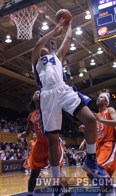 Krystal Thomas hits a reverse layup -  - 