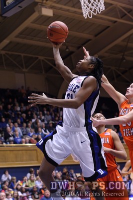 Keturah Jackson kicks off Duke's second half scoring burst -  - 