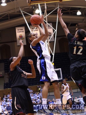 In the second half Jasmine Thomas was unstoppable -  - 