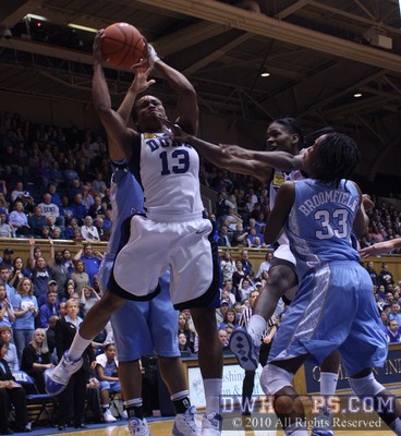 Karima Christmas snags an offensive rebound -  - 