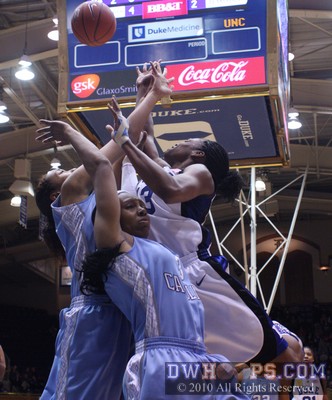 Trinity Bursey fouls Karima Christmas -  - 