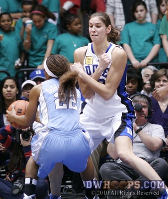 Allison Vernerey braces for contact -  - 