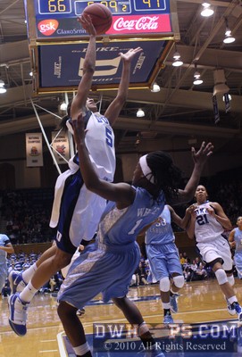 With Duke up 19, She'la White draws a charge -  - 