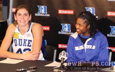 Allison Vernerey and Keturah Jackson in the interview room -  - 