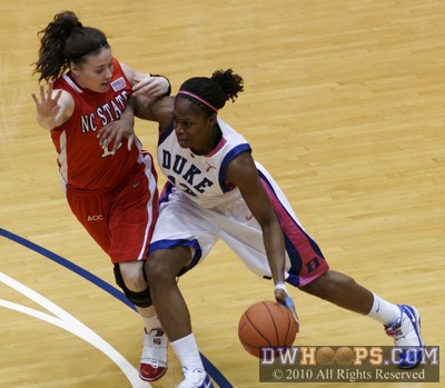 Karima Christmas pushes off Emili Tassler and is whistled for a player control foul -  - 