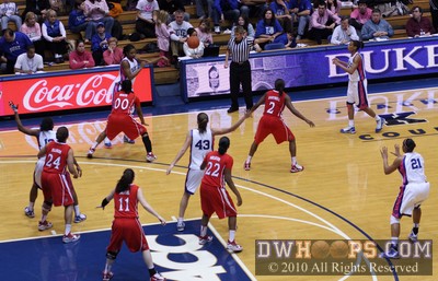 Duke shows good spacing on offense against an NC State zone -  - 