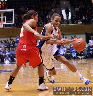 The intense countenance of Jasmine Thomas, who will not be denied the lane -  - 
