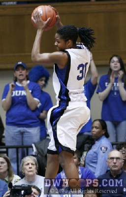 Keturah Jackson snags a defensive board -  - 