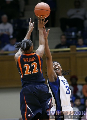 Likely ACC Player of the Year Monica Wright got the Cavs off to a fast start -  - 
