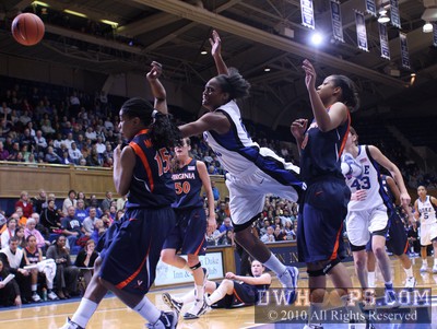 Karima Christmas is fouled by Ariana Moorer -  - 
