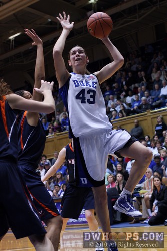 Allison Vernerey led off second half scoring as a Duke surge provided a comfortable margin -  - 