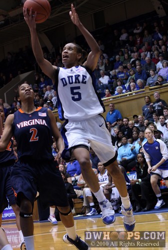 Jasmine Thomas caught fire in the second half, scoring 16 of her team high 21 after the break -  - 
