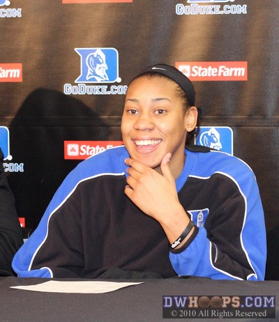 Joy Cheek postgame -  - 