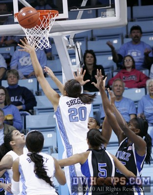 Chay Shegog scores for the Tar Heels -  - 