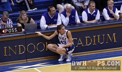 Allison Vernerey waits to enter the game during the second half -  - 