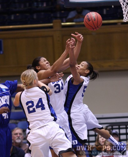 Duke players collide in search of a rebound -  - 
