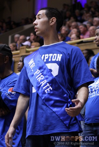 Mr. Pirate was an awesome fan, starting cheers from the stands. -  - 