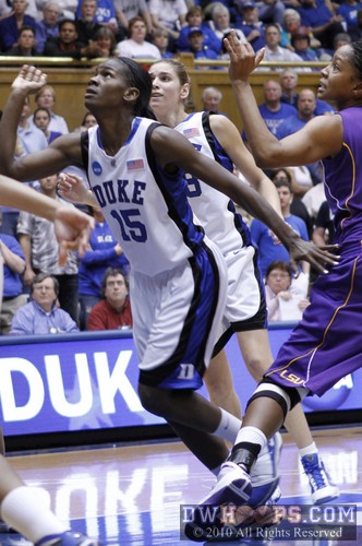 Bridgette Mitchell's first instinct is always to crash the offensive boards. -  - 