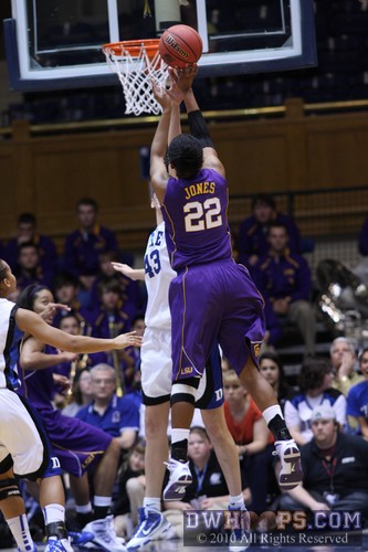 Courtney Jones missed two shots in a row here, they could have been real daggers for LSU. -  - 