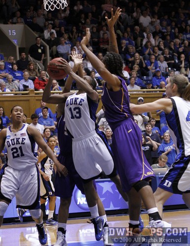 Karima Christmas sticks back her own miss for the twelfth tie of the game, nine minutes still remaining -  - 