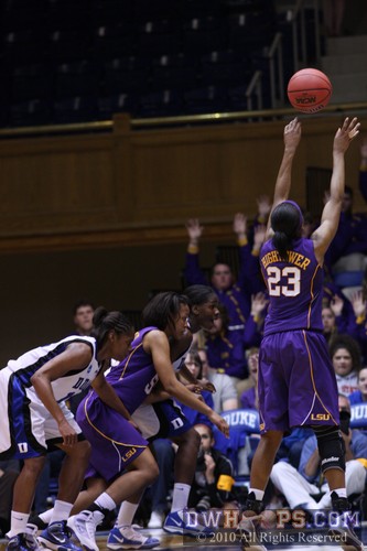 Hightower made both free throws for a three point game -  - 
