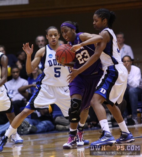 Duke's defense had no intention of letting up -  - 