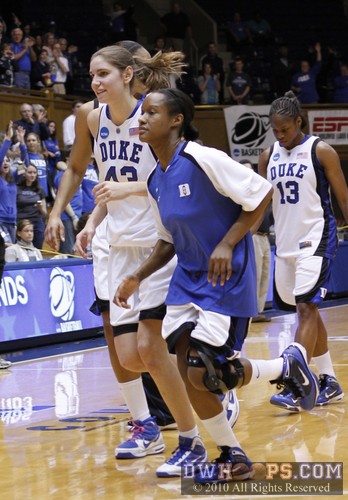 Heading off the court -  - 