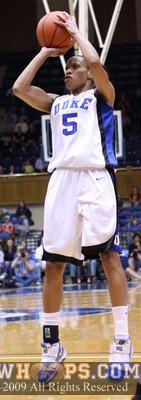 Jasmine Thomas shoots during the first half -  - 
