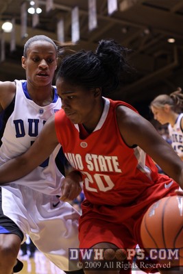 OSU's Shavelle Little tries to break through Duke's full court press -  - 