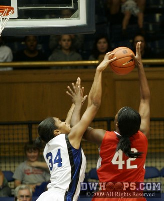 Krystal Thomas was whistled for a foul on this play.  What do you think? -  - 