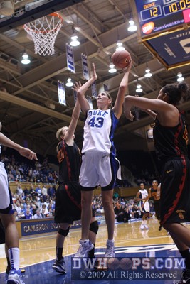 A contested miss for Vernerey who was 2-5 from the field but would finish the game strong -  - D43;1,10:04,12-24