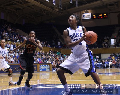 Wide open, but KJ missed. -  - 