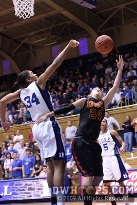 Krystal Thomas appears to block Ashley Corral, but is called for the foul on the body (2 of 3) -  - 