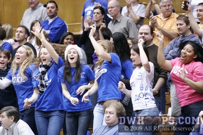 Fun in the stands for the students as Final Exams loom -  - 