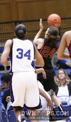 Corral missed back to back layups as the momentum had swung to Duke -  - 