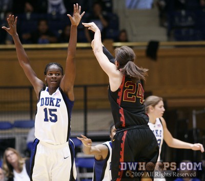 After already scoring 26 Ashley Corral didn't have enough in the tank for either last minute trey to fall. -  - 